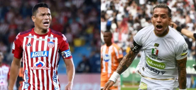 Carlos Bacca y Dayro Moreno, goleados históricos de Colombia / VizzorImage