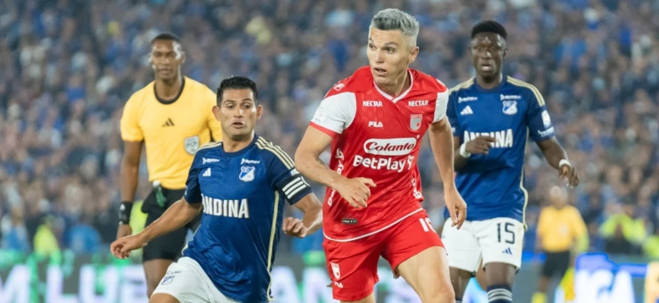 Daniel Torres en el Millonarios 1-1 Santa Fe - VizzorImage