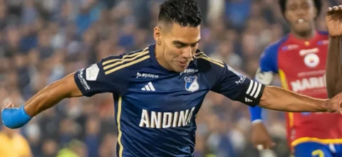 Radamel Falcao García, delantero de Millonarios - VizzorImage