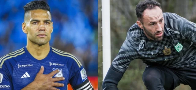 Falcao y Davis Ospina se enfrentaron en un nuevo clásico del FPC / VizzorImage