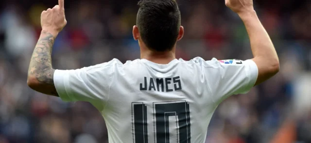 James Rodríguez recordó viejos momentos con Real Madrid / AFP