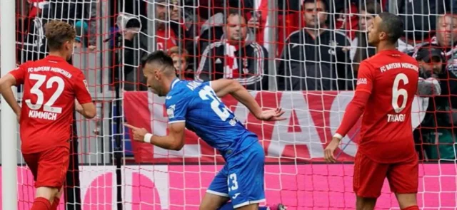 Bayern Múnich no pudo con Hoffenheim y sumó su primera derrota de la temporada