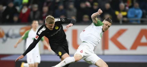 Bundesliga | Borussia Dortmund venció a Augsburgo en juego lleno de goles