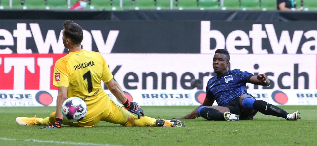 Bundesliga | Jhon Córdoba debutó con gol en la victoria de Hertha sobre Werder Bremen