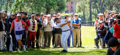 Camilo Villegas no defraudó en su debut en el Country Club de Bogotá Championship