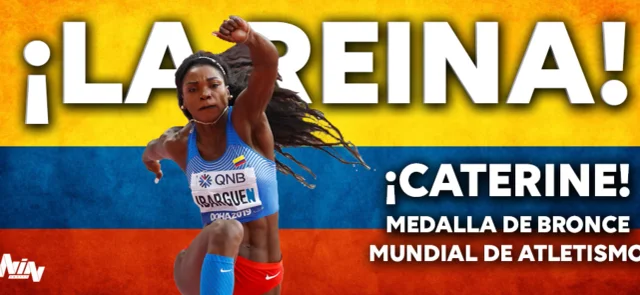 Caterine Ibargüen se despidió del Mundial de Atletismo con medalla de bronce
