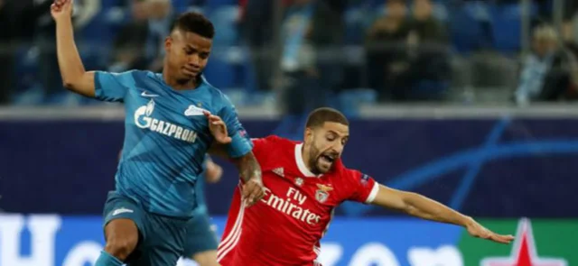 Champions League | Barrios, titular en la victoria de Zenit frente a Benfica