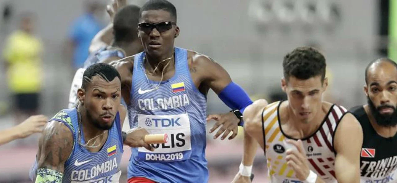 Colombia quedó en el cuarto lugar en la final de 4x400 del Mundial de Atletismo