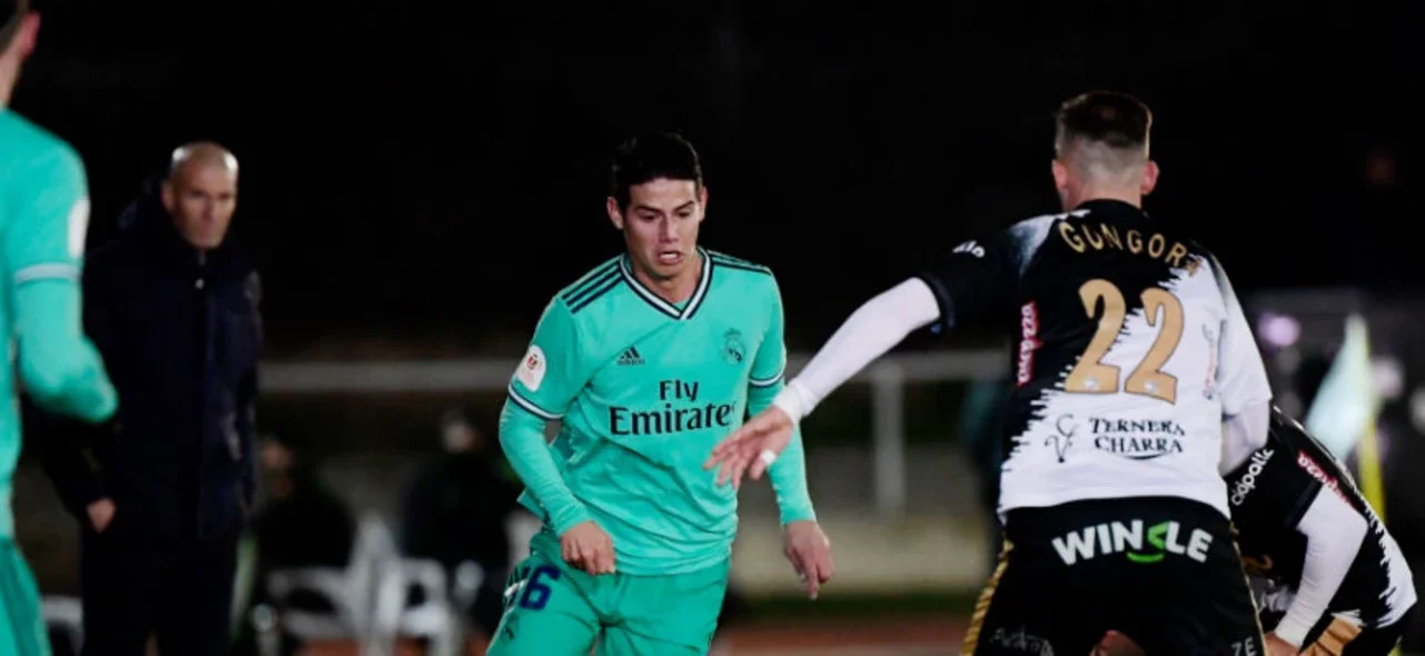 Copa del Rey | James, 80 minutos en la clasificación de Real Madrid a octavos