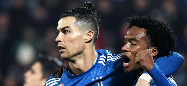 Cuadrado puso asistencia en el triunfo de Juventus sobre Spal en la Serie A