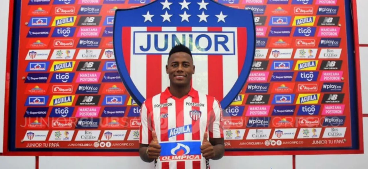 Dany Rosero fue presentado como nuevo refuerzo de Junior