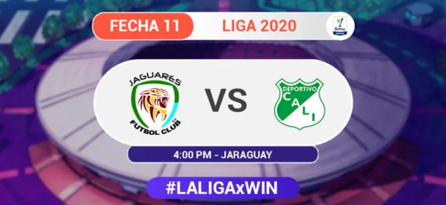 Deportivo Cali visita a Jaguares en busca de seguir dentro de los 8
