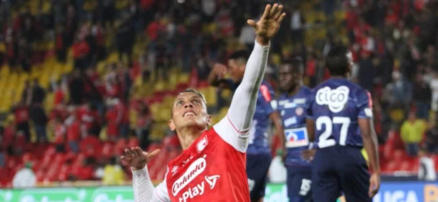 Diego Valdés, la novedad de Santa Fe para el clásico 301 frente a Millonarios