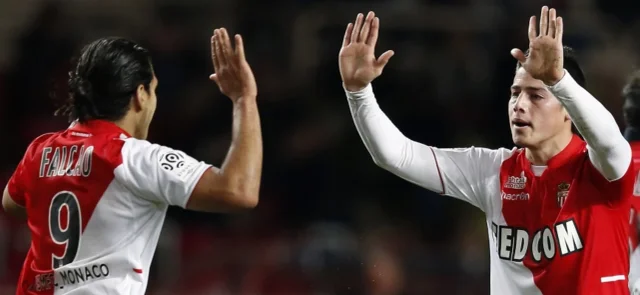 Falcao y James fueron incluidos en el 11 ideal de la década de Mónaco