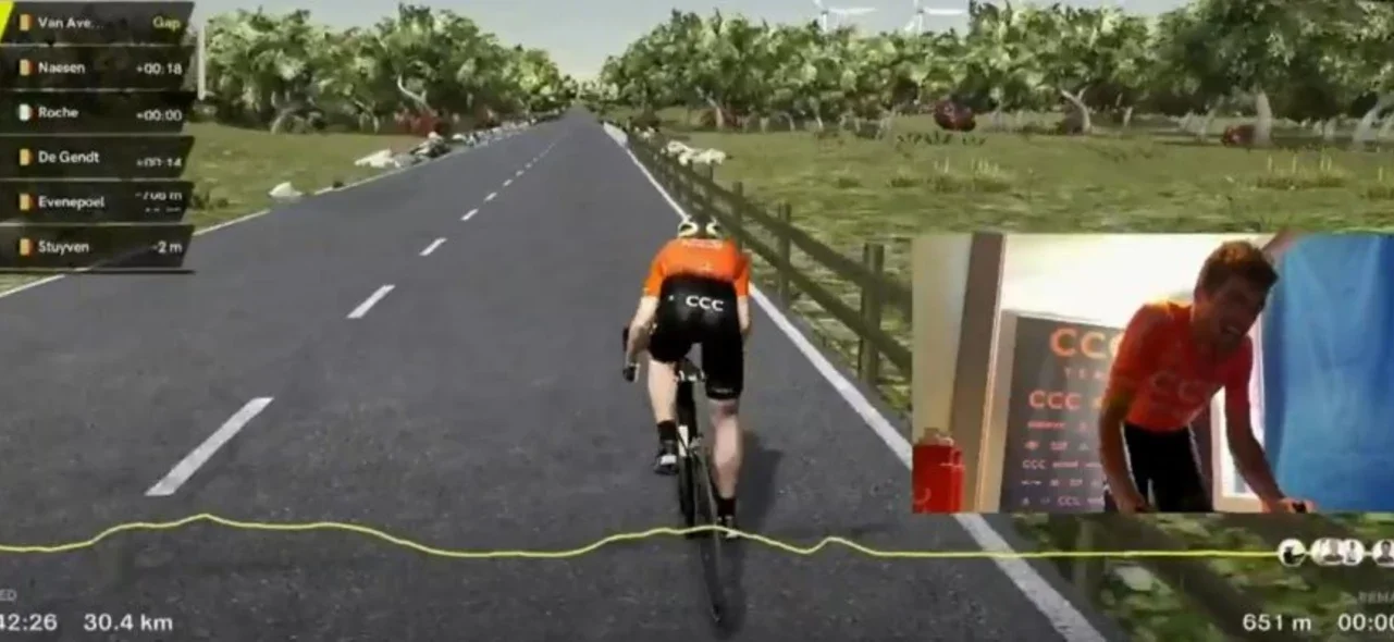 Greg Van Avermaet ganó el Tour de Flandes virtual