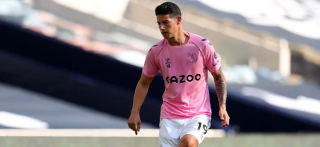 James se pone a tope de cara al duelo de Everton frente a Crystal Palace