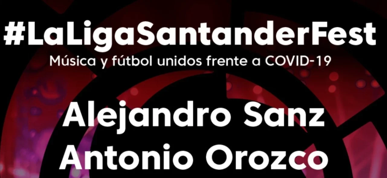 LaLiga realizará concierto virtual de beneficencia para combatir el COVID 19
