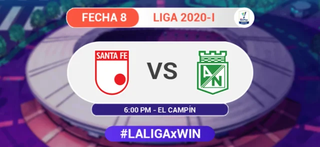 Liga BetPlay | Nacional defiende el liderato frente a Santa Fe en El Campín