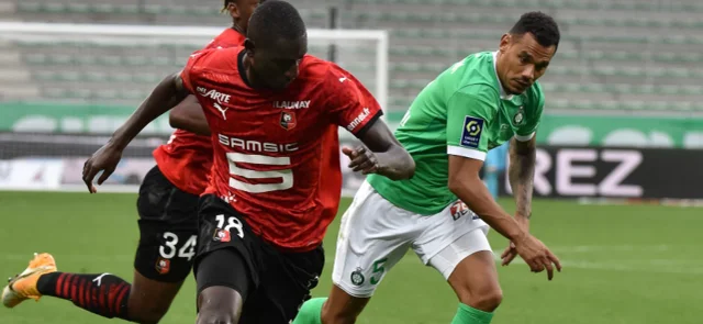 Ligue 1 | Rennes, a domicilio, derrotó a Saint-Etienne y es líder solitario