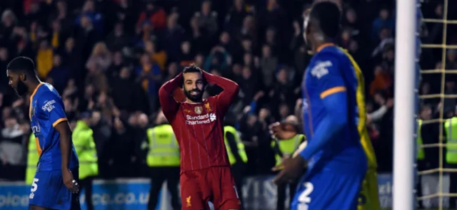 Liverpool se vio sorprendido tras empatar con Shrewsbury Town en la FA Cup