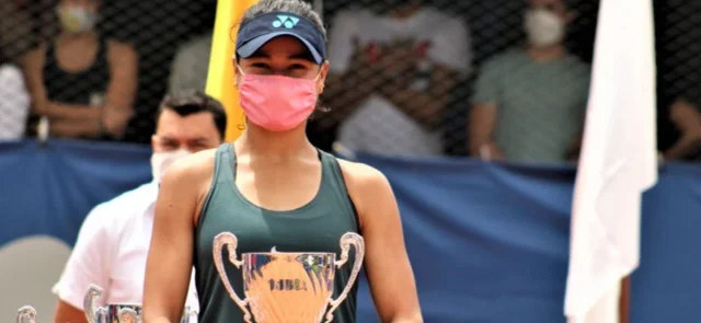 María Fernanda Herazo, campeona del Circuito Profesional de Tenis en Armenia