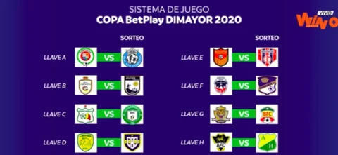 Mira aquí cómo quedó definido el sorteo de la Copa BetPlay Dimayor