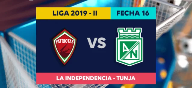 Nacional, a no perderle pista al líder frente a Patriotas en Tunja