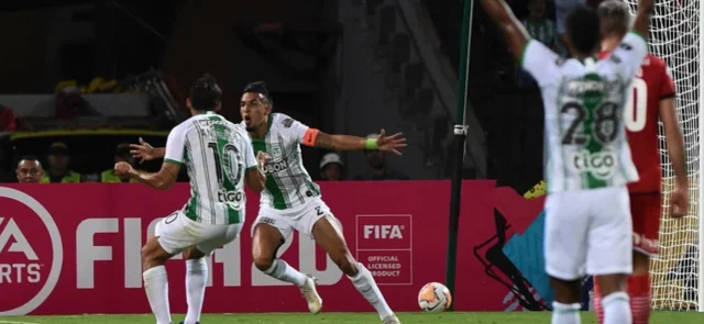 Nacional hizo valer la localía y goleó a Huracán en su estreno en la Sudamericana