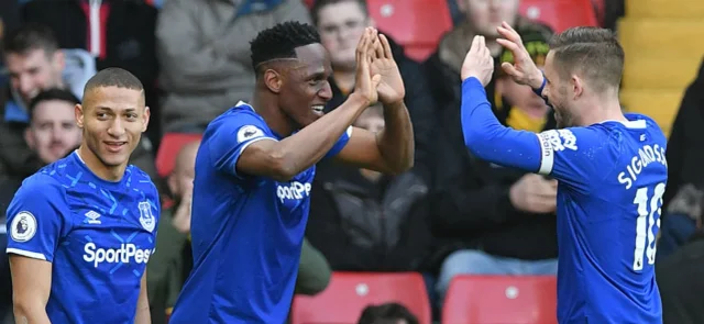 Premier League | Yerry Mina fue titular en la victoria de Everton sobre Crystal Palace
