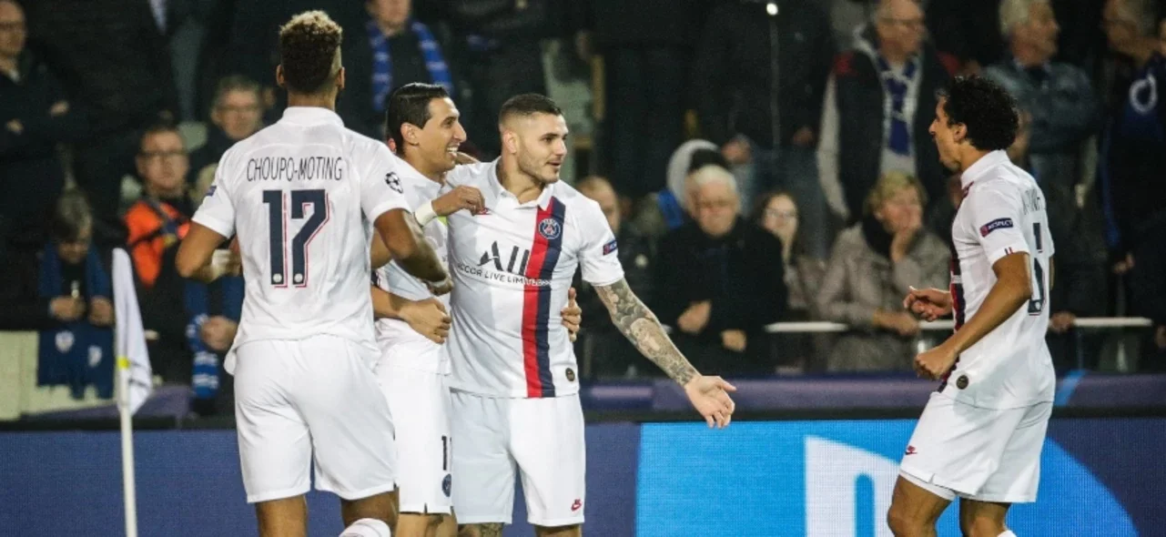 PSG vapuleó a Brujas y sigue intratable en la Champions League