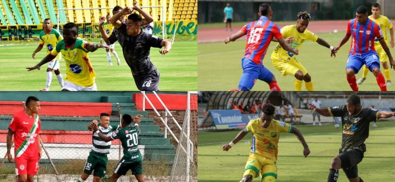 Real Cartagena y Unión Magdalena cosecharon empates; Cortuluá y Huila cayeron