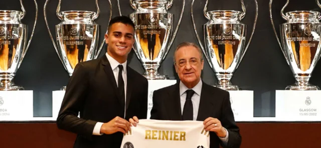 Real Madrid presentó al brasileño Reinier Jesús como su nuevo jugador