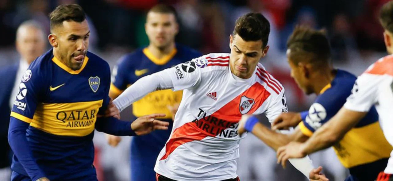 River y Boca juegan su último partido previo al superclásico de Copa Libertadores