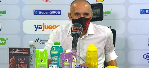 Rueda de prensa de Envigado tras su partido contra Pereira
