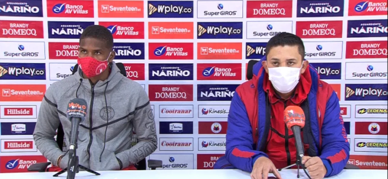 Rueda de prensa de Pasto tras su partido contra Cali