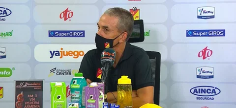 Rueda de prensa de Pereira tras su partido contra Envigado