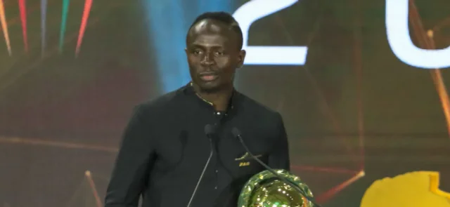 Sadio Mané fue elegido como el mejor jugador africano de 2019