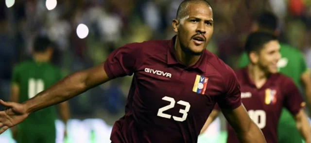 Salomón Rondón, el ausente de Venezuela para el juego frente a Colombia