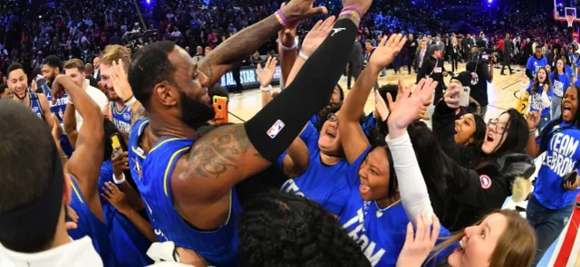 Team LeBron superó al Team Giannis y se quedó con el juego de las estrellas de la NBA