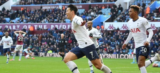 Tottenham superó a Aston Villa en un sufrido juego y se metió en zona de Champions