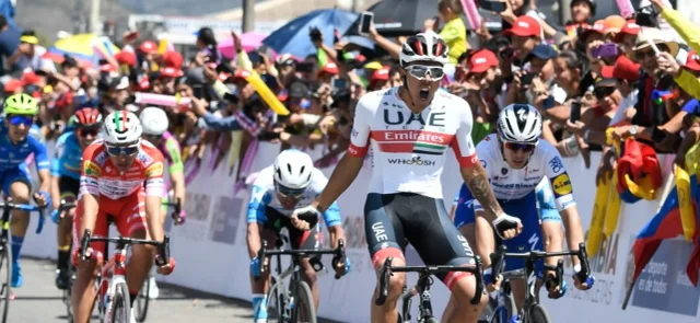 Tour Colombia | Sebastián Molano ganó la etapa 2; Jonathan Caicedo sigue líder