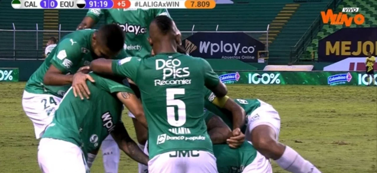 Mira aquí el gol de la victoria de Cali contra Equidad