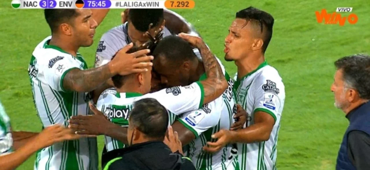 Mira aquí los goles de la victoria de Nacional contra Envigado
