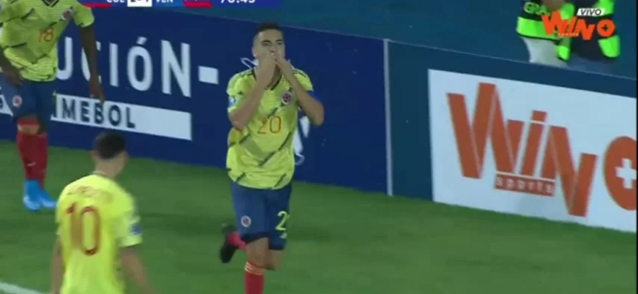 Observa aquí el gol de Atuesta frente a Venezuela narrado por el Cantante