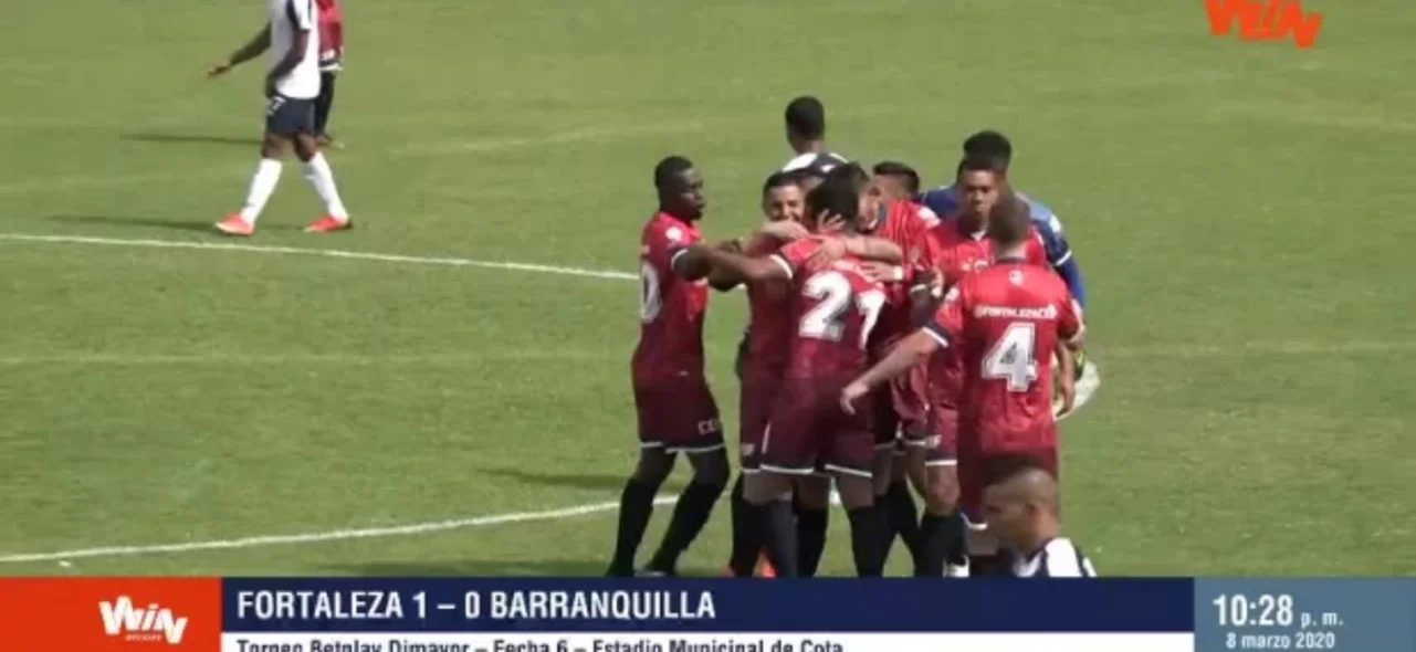Observa aquí el gol de la victoria de Fortaleza en casa frente a Barranquilla