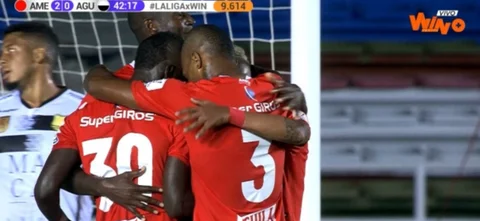 Observa aquí los goles de la victoria de América contra Águilas Doradas
