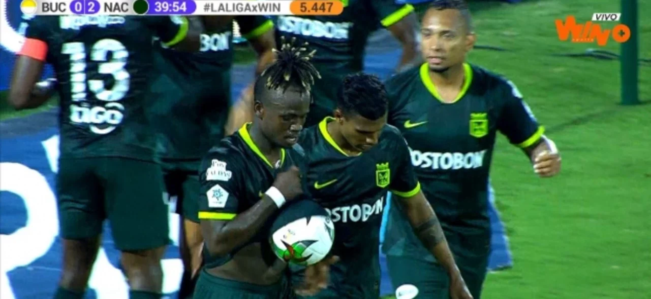 Observa aquí los goles de la victoria de Nacional contra Bucaramanga