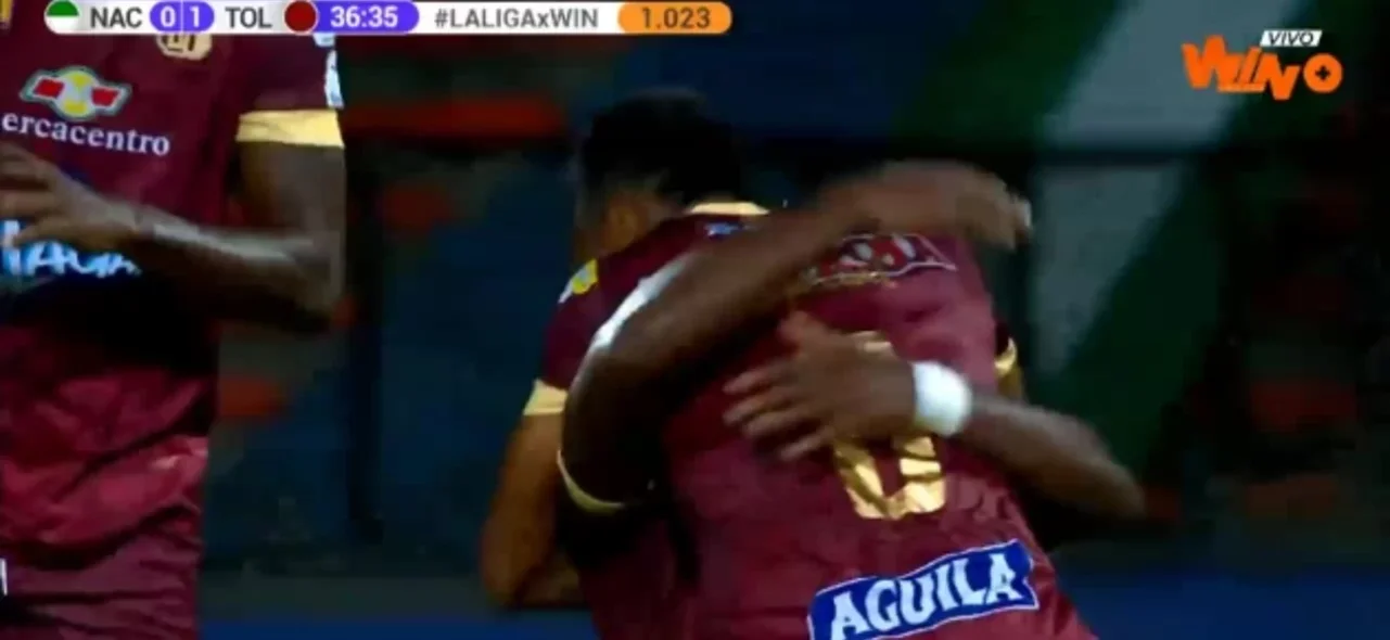 Observa aquí los goles de la victoria de Tolima contra Nacional