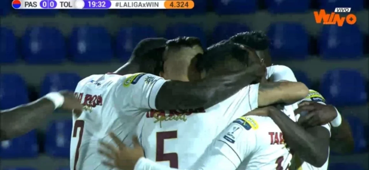 Observa aquí los goles de la victoria de Tolima contra Pasto