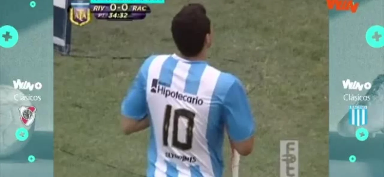 Revive el gol de Giovanni Moreno con el que Racing empató con River Plate